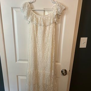 White lace dress worn once